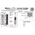 Parts for Presto Stainless Steel Intake Filter